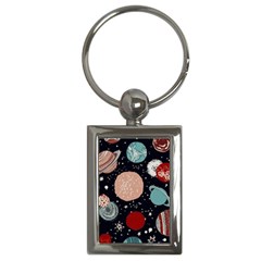 Space Galaxy Pattern Key Chain (rectangle) by Vaneshart