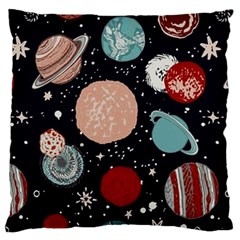 Space Galaxy Pattern Large Flano Cushion Case (two Sides) by Vaneshart