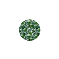 Leaves Tropical Wallpaper Foliage 1  Mini Buttons by Vaneshart