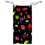 Vector Seamless Summer Fruits Pattern Colorful Cartoon Background Jewelry Bag