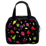 Vector Seamless Summer Fruits Pattern Colorful Cartoon Background Classic Handbag (Two Sides)