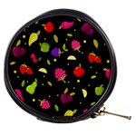 Vector Seamless Summer Fruits Pattern Colorful Cartoon Background Mini Makeup Bag