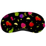 Vector Seamless Summer Fruits Pattern Colorful Cartoon Background Sleeping Mask