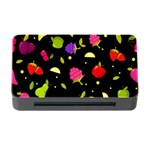 Vector Seamless Summer Fruits Pattern Colorful Cartoon Background Memory Card Reader with CF