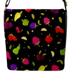 Vector Seamless Summer Fruits Pattern Colorful Cartoon Background Flap Closure Messenger Bag (S)