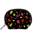 Vector Seamless Summer Fruits Pattern Colorful Cartoon Background Accessory Pouch (Small)
