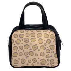 Leopard Print Classic Handbag (two Sides) by Sobalvarro