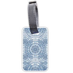 Boho Pattern Style Graphic Vector Luggage Tag (two Sides) by Sobalvarro