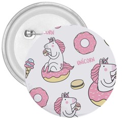 Unicorn Seamless Pattern Background Vector (1) 3  Buttons by Sobalvarro