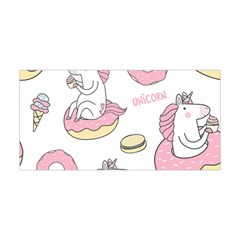 Unicorn Seamless Pattern Background Vector (1) Yoga Headband by Sobalvarro