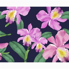 Vector Hand Drawn Orchid Flower Pattern Canvas 16  X 20  by Sobalvarro