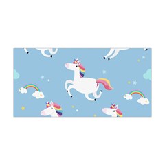 Unicorn Seamless Pattern Background Vector (2) Yoga Headband by Sobalvarro