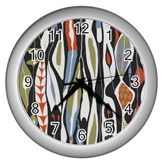 Borastapeter Scandinavian Designers Wall Clock (silver) by Sobalvarro