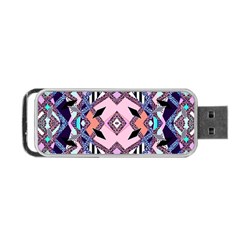 Marble Texture Print Fashion Style Patternbank Vasare Nar Abstract Trend Style Geometric Portable Usb Flash (two Sides) by Sobalvarro