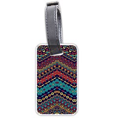 Ethnic  Luggage Tag (one Side) by Sobalvarro