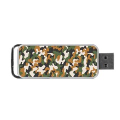 Vector Seamless Military Camouflage Pattern Seamless Vector Abstract Background Portable Usb Flash (one Side) by Vaneshart