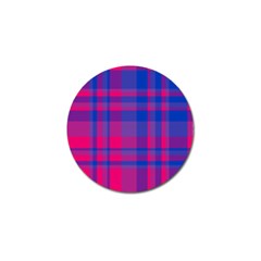 Bisexual Plaid Golf Ball Marker (4 Pack) by NanaLeonti