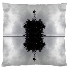 Cloud Island With A Horizon So Clear Large Flano Cushion Case (two Sides) by pepitasart