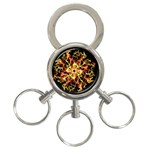 Ablaze 3-Ring Key Chain Front