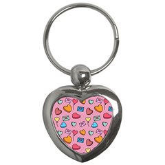 Candy Pattern Key Chain (heart)