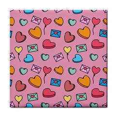 Candy Pattern Face Towel by Sobalvarro