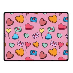 Candy Pattern Double Sided Fleece Blanket (small)  by Sobalvarro