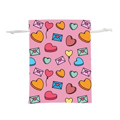 Candy Pattern Lightweight Drawstring Pouch (m) by Sobalvarro
