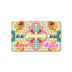 Floral Magnet (name Card) by ABjCompany