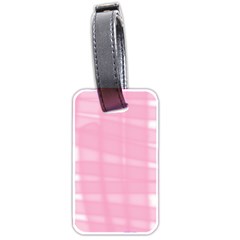 Pink Ribbon Luggage Tag (two Sides) by snowwhitegirl