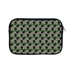 Black Rose Grey Apple Ipad Mini Zipper Cases by snowwhitegirl