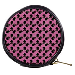 Black Rose Light Pink Mini Makeup Bag by snowwhitegirl
