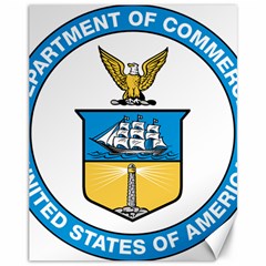 Seal Of United States Department Of Commerce Canvas 11  X 14  by abbeyz71