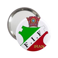 Pre 1979 Logo Of Iran Football Federation 2 25  Handbag Mirrors by abbeyz71