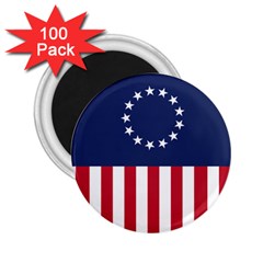 Betsy Ross Flag Usa America United States 1777 Thirteen Colonies Vertical 2 25  Magnets (100 Pack)  by snek