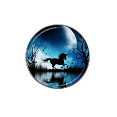 Wonderful Unicorn Silhouette In The Night Hat Clip Ball Marker (10 Pack) by FantasyWorld7