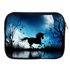Wonderful Unicorn Silhouette In The Night Apple Ipad 2/3/4 Zipper Cases by FantasyWorld7
