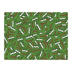 Pepe The Frog Face Pattern Green Kekistan Meme Double Sided Flano Blanket (mini)  by snek