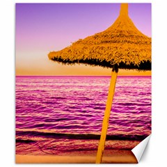 Pop Art Beach Umbrella  Canvas 20  X 24  by essentialimage