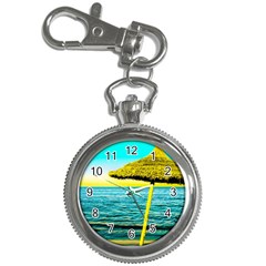 Pop Art Beach Umbrella  Key Chain Watches by essentialimage