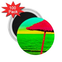 Pop Art Beach Umbrella 2 25  Magnets (100 Pack)  by essentialimage