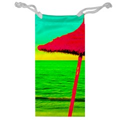 Pop Art Beach Umbrella Jewelry Bag by essentialimage