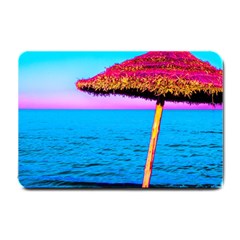 Pop Art Beach Umbrella  Small Doormat  by essentialimage