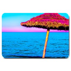 Pop Art Beach Umbrella  Large Doormat  by essentialimage