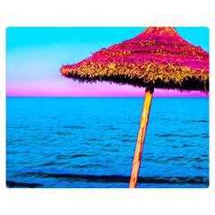 Pop Art Beach Umbrella  Double Sided Flano Blanket (medium)  by essentialimage