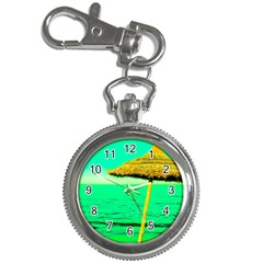 Pop Art Beach Umbrella  Key Chain Watches by essentialimage