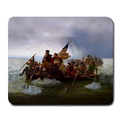 George Washington Crossing Of The Delaware River Continental Army 1776 American Revolutionary War Original Painting Large Mousepads by snek