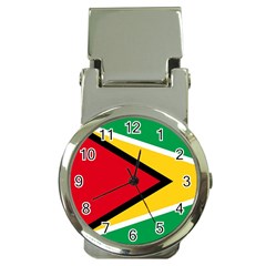 Flag Of Guyana Money Clip Watches by trulycreative