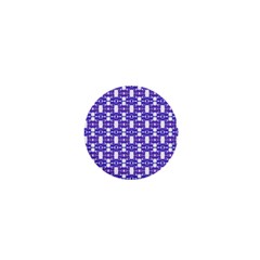 Purple  White  Abstract Pattern 1  Mini Buttons by BrightVibesDesign