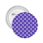 Purple  White  Abstract Pattern 2.25  Buttons