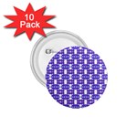 Purple  White  Abstract Pattern 1.75  Buttons (10 pack)